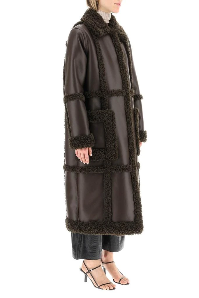 商品STAND STUDIO|'PATRICE' ECO-SHEARLING COAT,价格¥2985,第3张图片详细描述