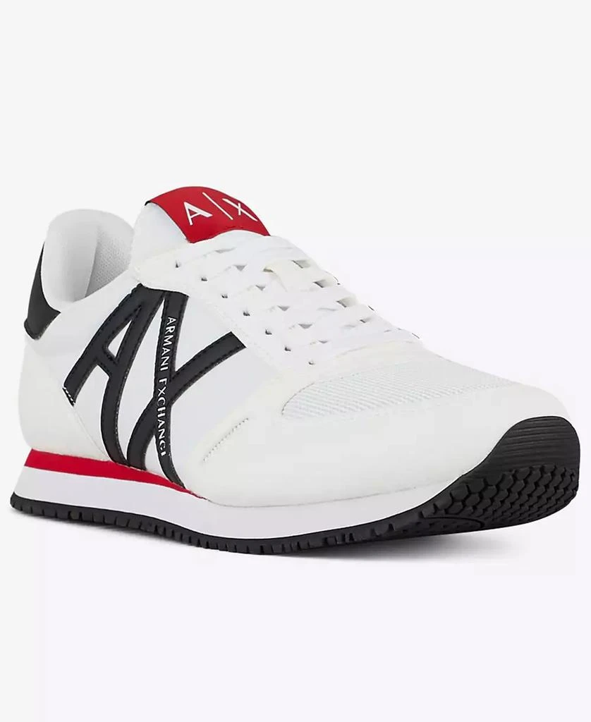 商品Armani Exchange|Men's Rio Logo Sneakers,价格¥987,第3张图片详细描述