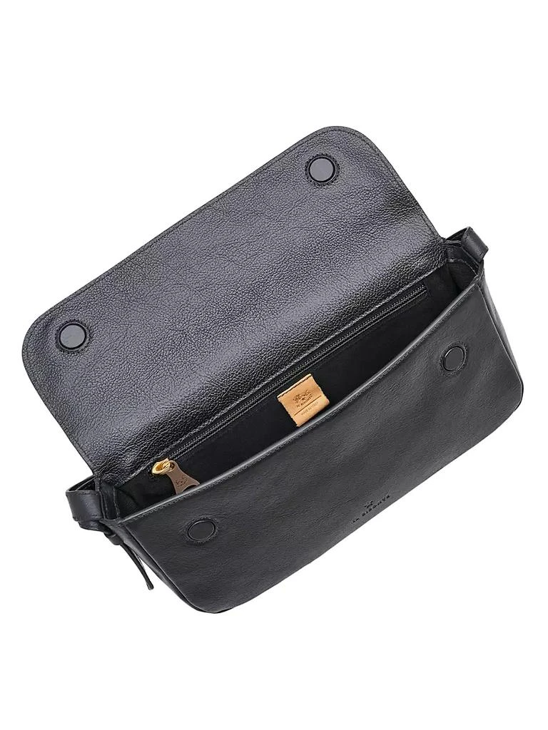商品Il Bisonte|Studio Medium Metallic Leather Shoulder Bag,价格¥1761,第3张图片详细描述