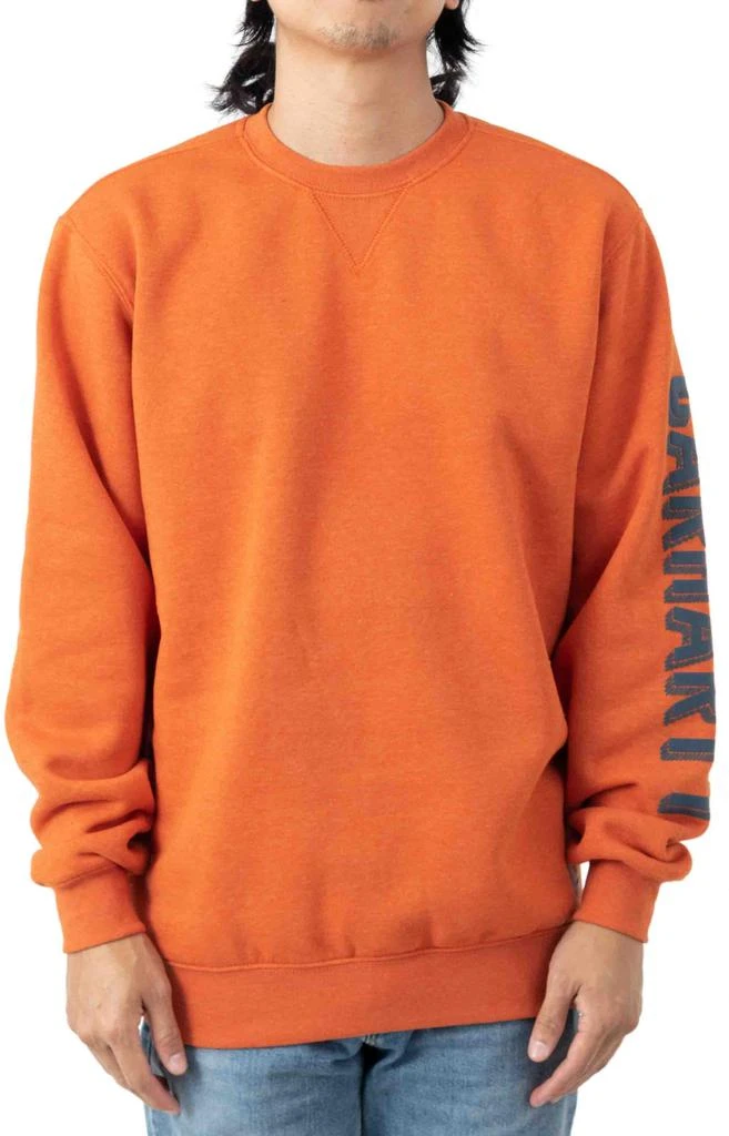 商品Carhartt|(104904 ) Loose Fit MW Sleeve Graphic Crewneck - Jasper Heather ,价格¥163,第1张图片