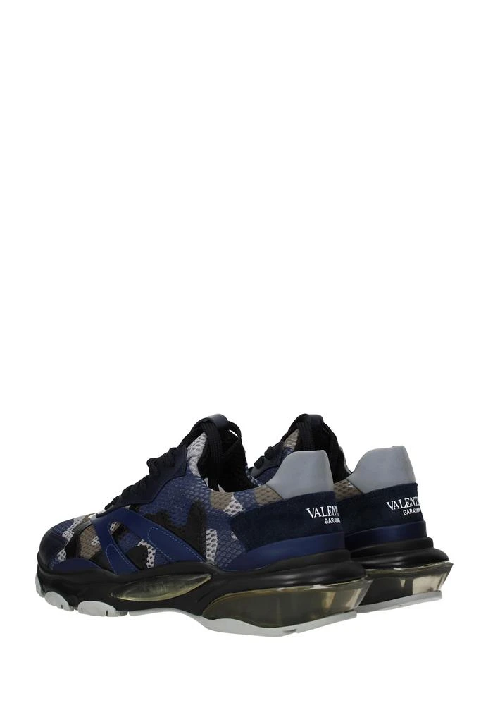 商品Valentino|Sneakers Fabric Blue Blue,价格¥2176,第4张图片详细描述