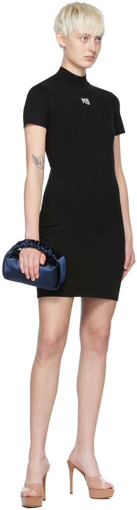 Blue Mini Scrunchie Top Handle Bag商品第4张图片规格展示