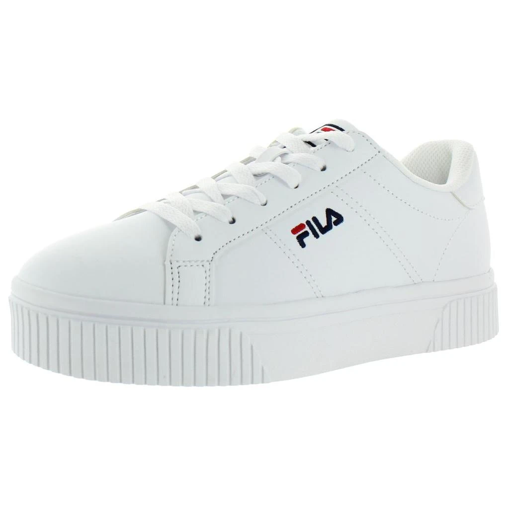 商品Fila|Fila Women's Panache 19 Leather Low Top Court Platform Sneakers,价格¥413,第2张图片详细描述