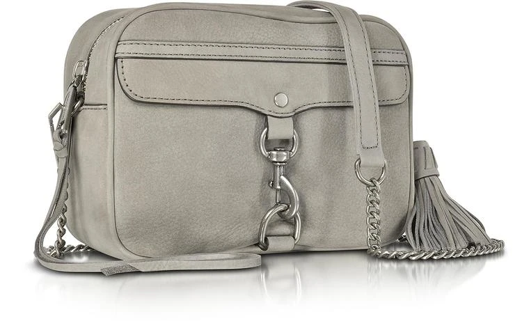 商品Rebecca Minkoff|Rebecca Minkoff 灰色正绒面革大号M.A.B. 相机包,价格¥1400,第2张图片详细描述