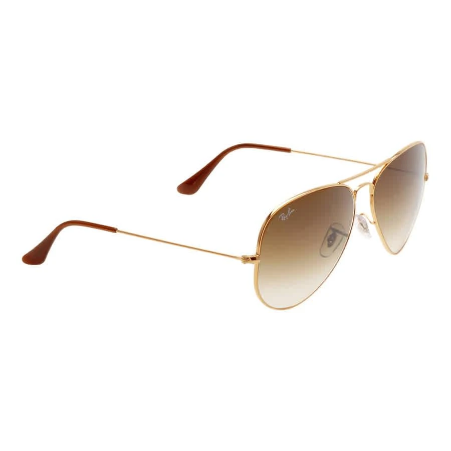 商品Ray-Ban|Aviator Gradient Light Brown Pilot Unisex Sunglasses RB3025 001/51 62,价格¥806,第2张图片详细描述