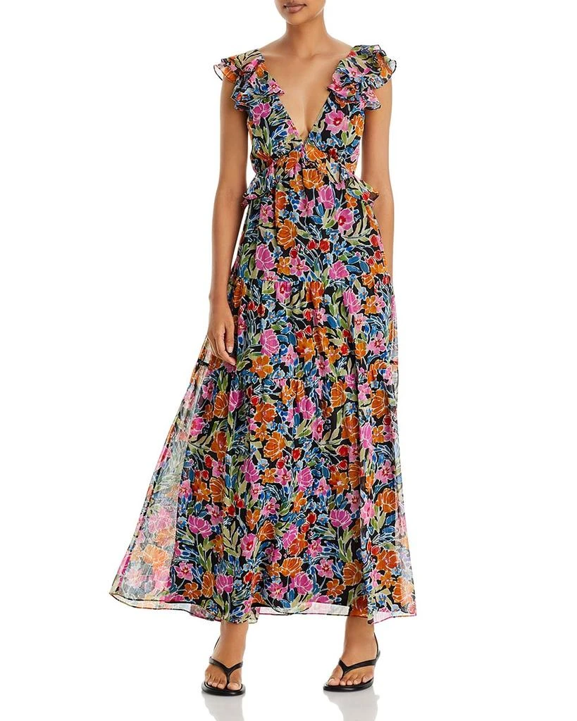 商品AQUA|Floral Print Maxi Dress,价格¥290,第1张图片