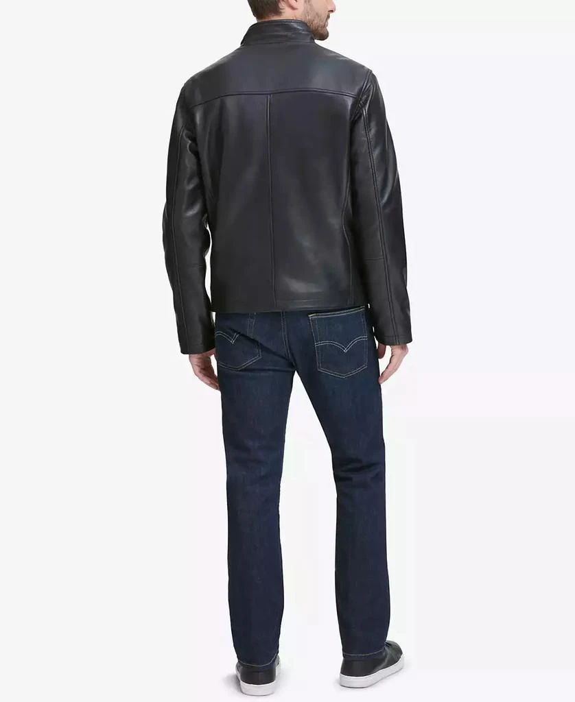 商品Cole Haan|Men's Smooth Leather Jacket, Created for Macy's,价格¥1806,第5张图片详细描述