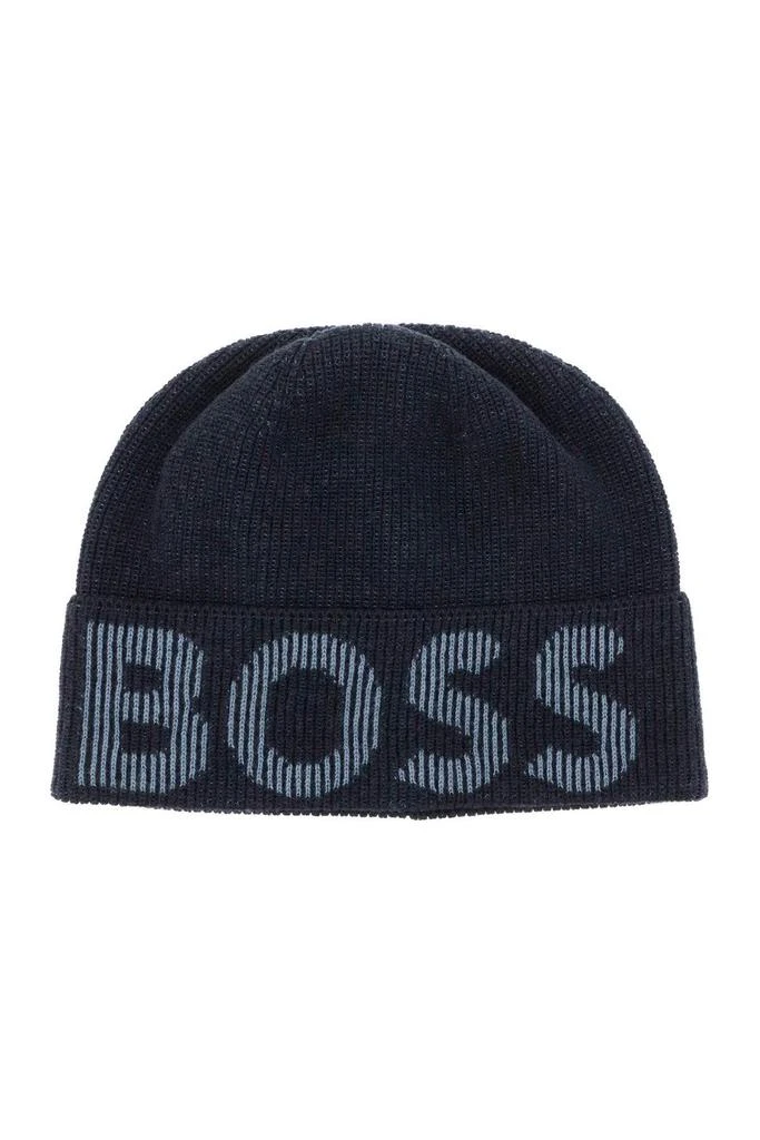 商品Hugo Boss|Lamico logo beanie,价格¥219,第1张图片