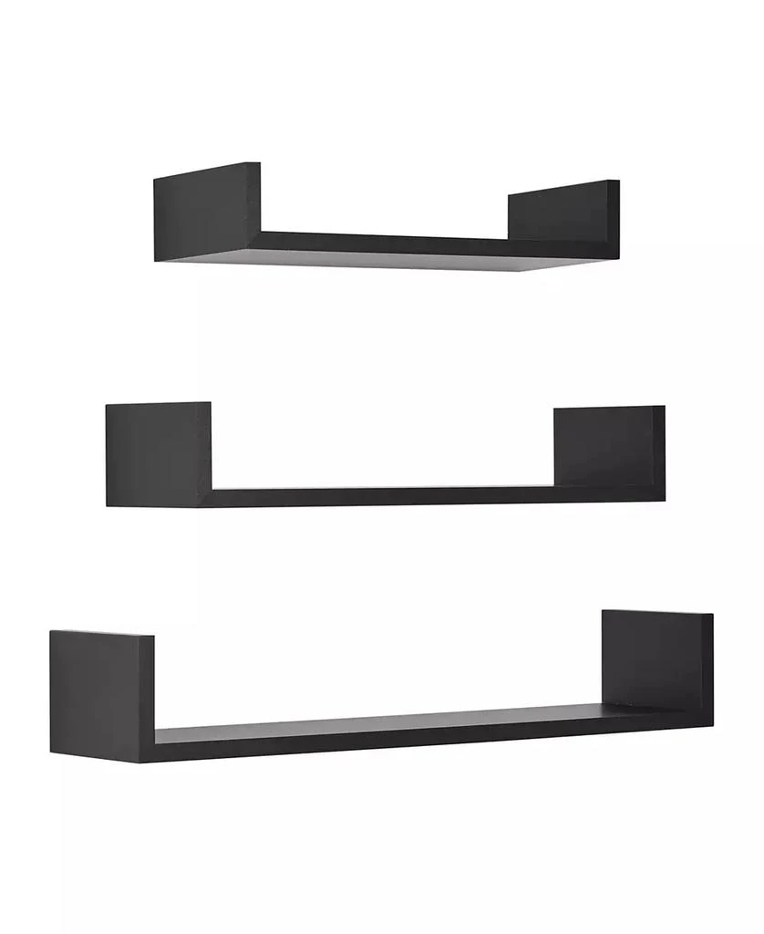 商品Danya B|Aalto U-Shaped Floating Wall Shelves, Set of 3,价格¥260,第4张图片详细描述