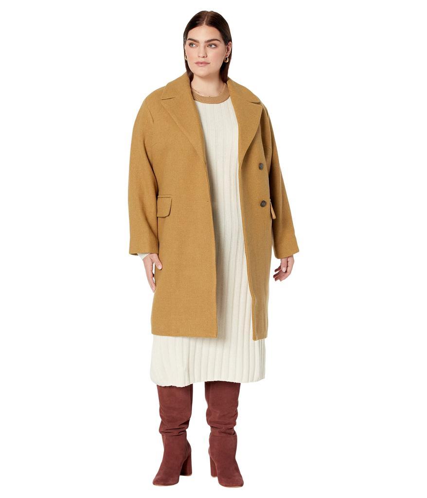 商品Madewell|Plus (Re)sourced Ribbed Midi Sweater Dress,价格¥943,第6张图片详细描述