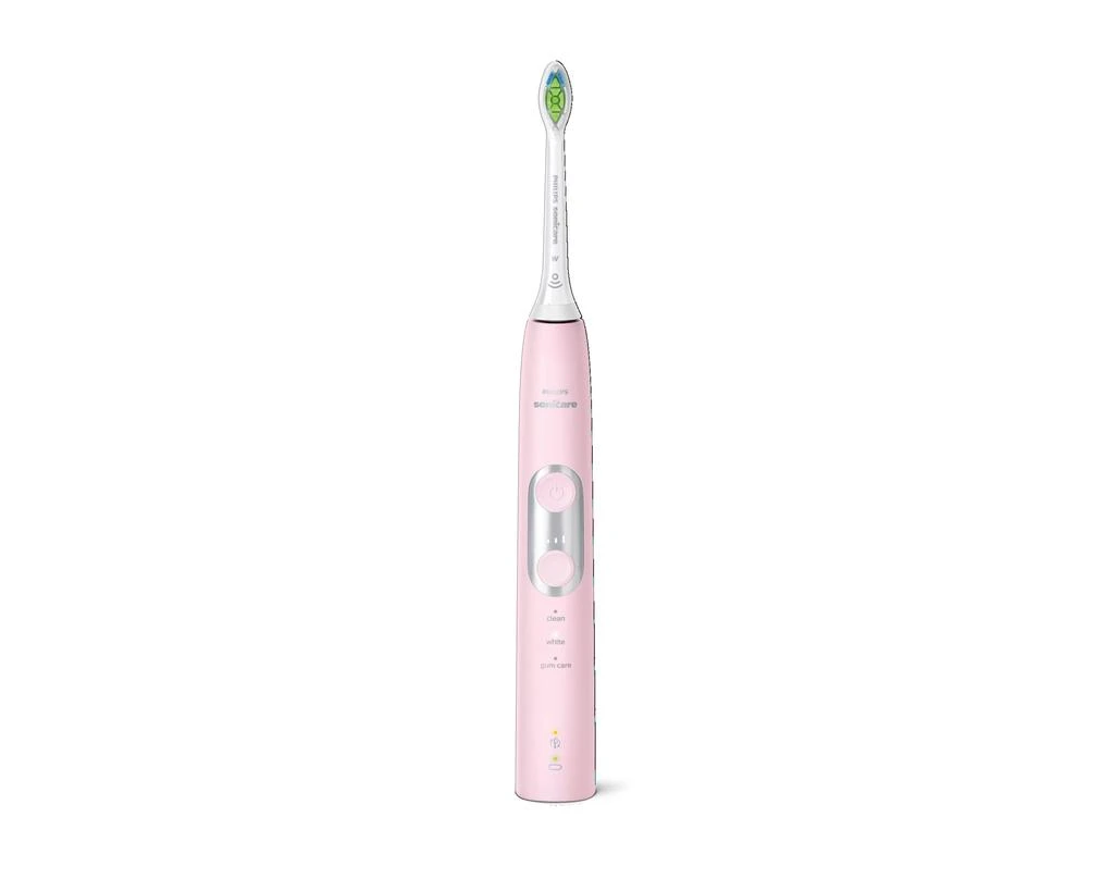 Philips Sonicare ProtectiveClean 6500 Rechargeable Electric Toothbrush, with Pressure Sensor, 3 Cleaning Modes, SmarTimer and QuadPacer, 14-Day Battery Life, Charging Travel Case, Pink, HX6462/06 商品