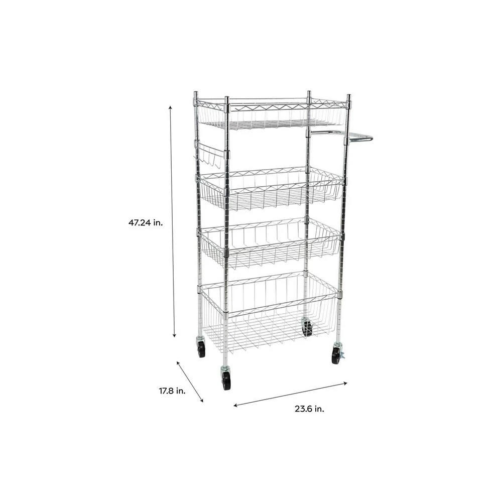 商品Organize it All|4 Tier Utility Cart,价格¥2602,第5张图片详细描述