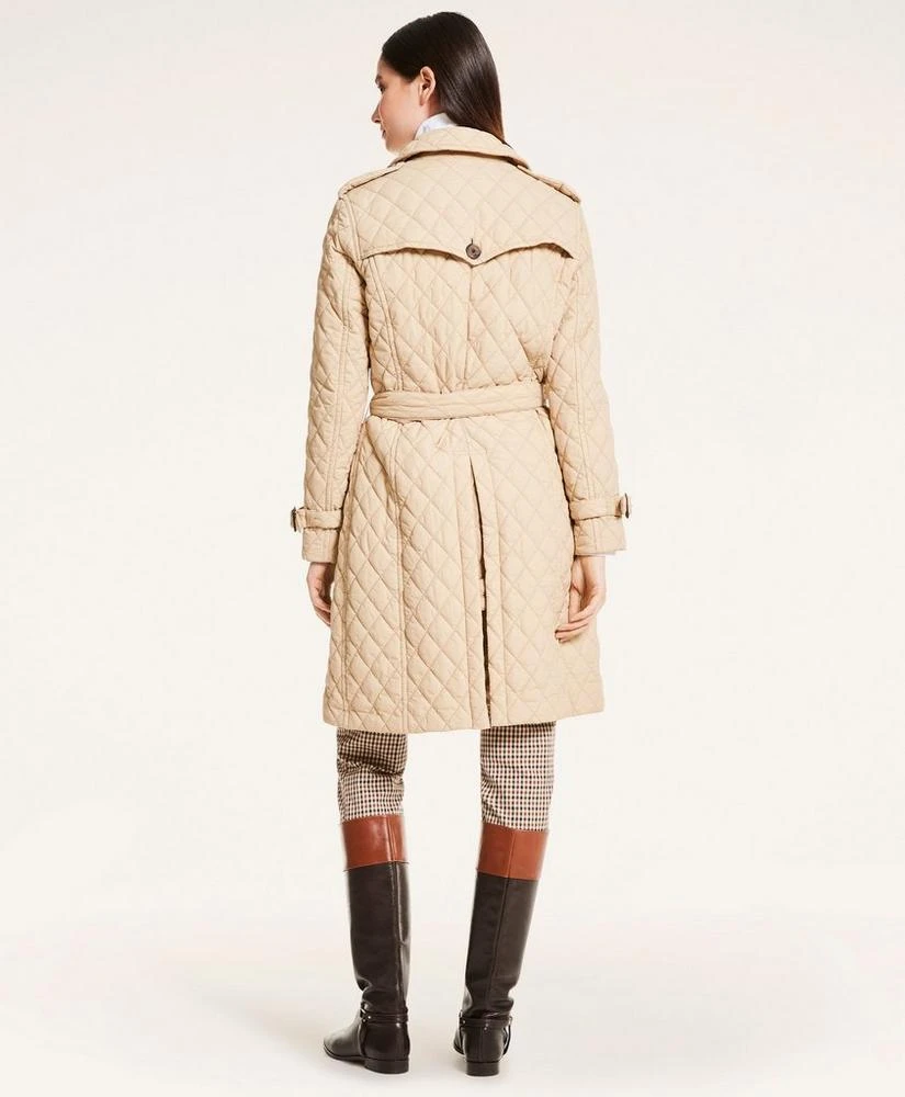 商品Brooks Brothers|Quilted Taffeta Trench Coat,价格¥1954,第3张图片详细描述
