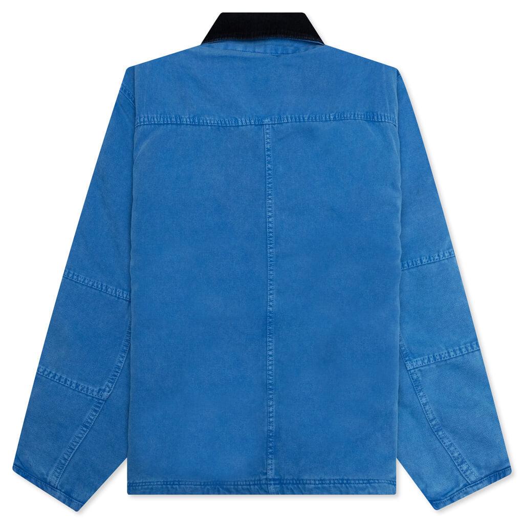 Stussy Washed Canvas Shop Jacket - Blue商品第2张图片规格展示