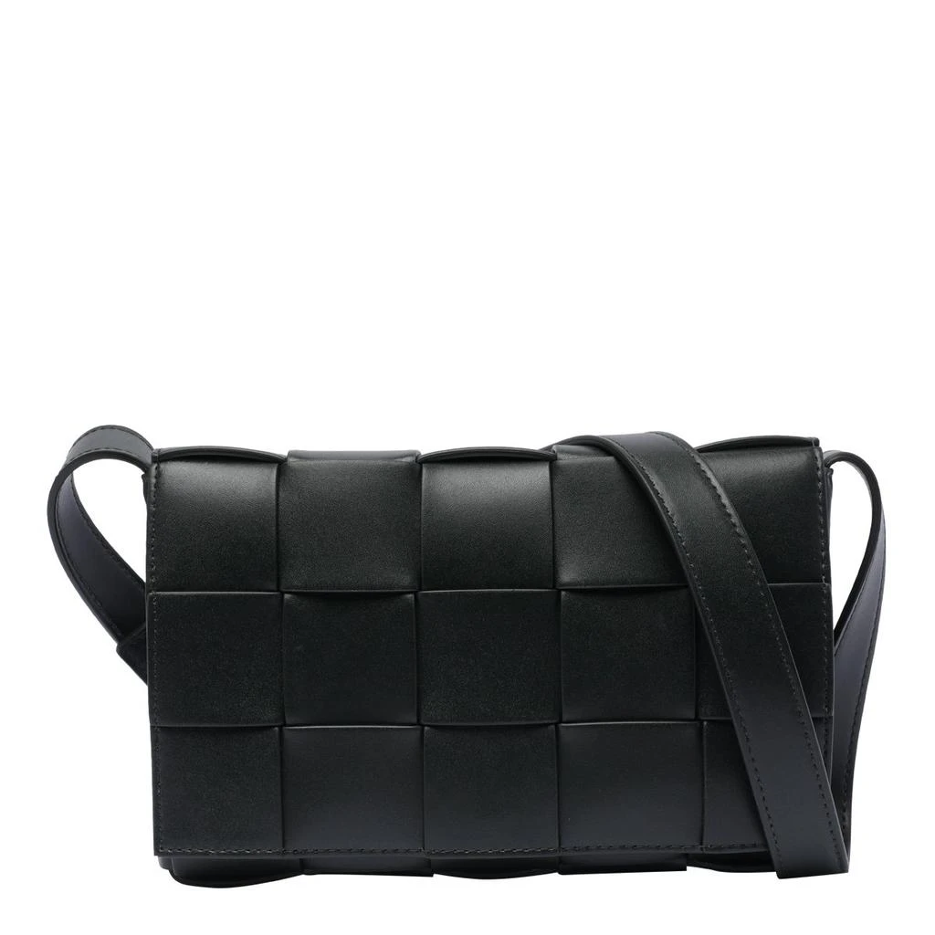 商品Bottega Veneta|Bottega Veneta Cassette Woven Medium Shoulder Bag,价格¥20936,第1张图片
