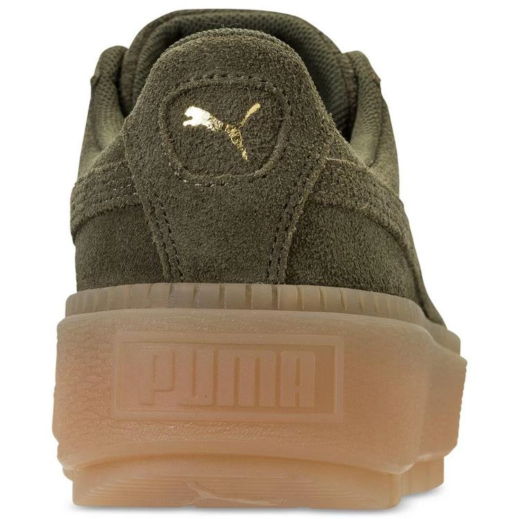 商品Puma|Women's Suede Platform Rugged Casual Sneakers from Finish Line,价格¥555,第5张图片详细描述