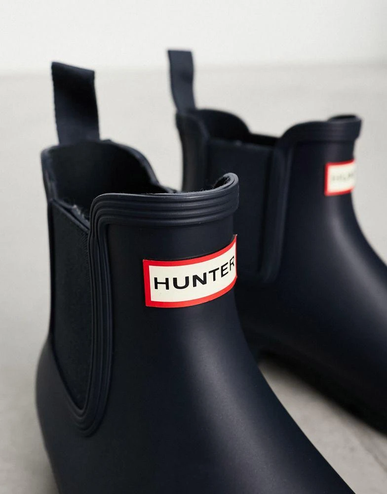 商品Hunter|Hunter Original Chelsea Boot in Navy,价格¥1174,第2张图片详细描述