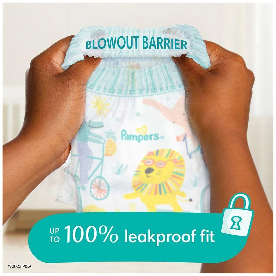 商品Pampers|Pull-On Diapers, Babyproof up to 100% leakproof diaper No scent, Size 6 (35+ lbs),价格¥79,第2张图片详细描述
