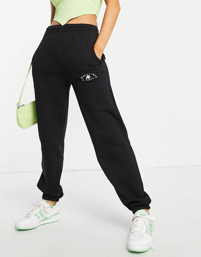 商品Aeropostale|Aeropostale logo joggers in black,价格¥241,第1张图片