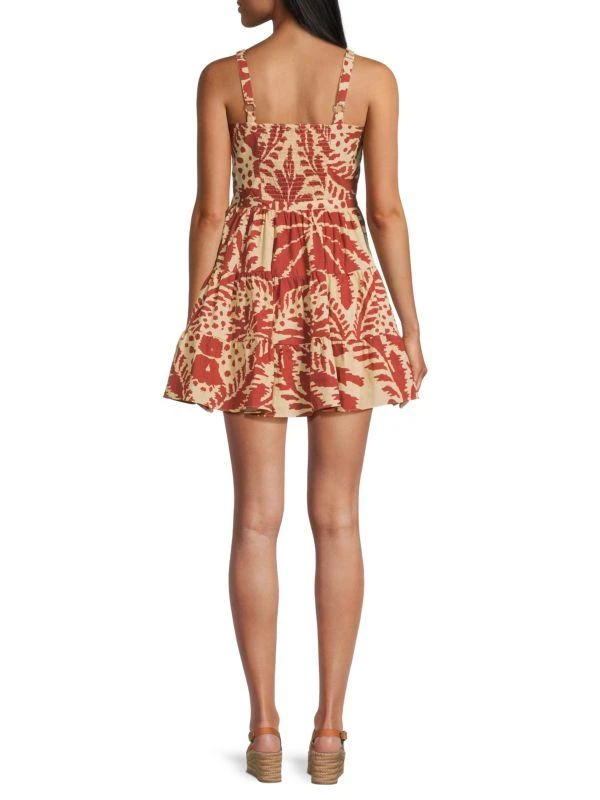 商品Walter Baker|​Trisha Tiered Cotton Minidress,价格¥472,第2张图片详细描述