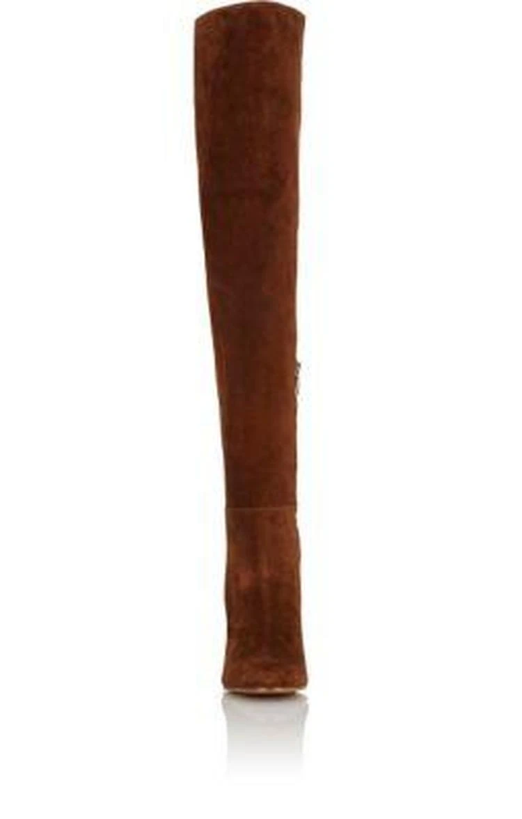 商品Gianvito Rossi|Suede Over-The-Knee Boots,价格¥8026,第4张图片详细描述