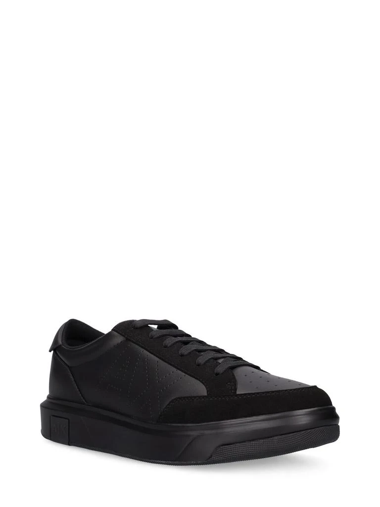 商品Armani Exchange|Leather Low Top Sneakers,价格¥821,第2张图片详细描述