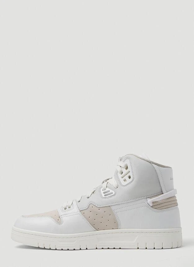 商品Acne Studios|08STHLM High Top Sneakers in White,价格¥1726,第3张图片详细描述