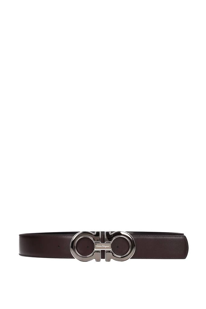 商品Salvatore Ferragamo|Regular belts Leather Black Hickory,价格¥2475,第2张图片详细描述