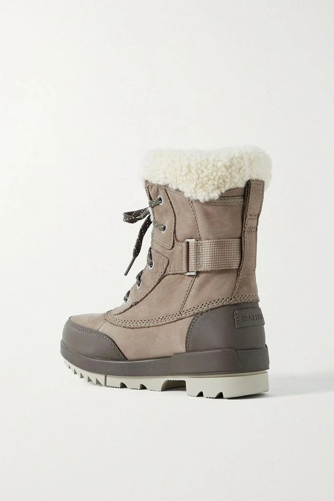 商品SOREL|Tivoli™ II Parc shearling-trimmed leather ankle boots,价格¥714,第3张图片详细描述