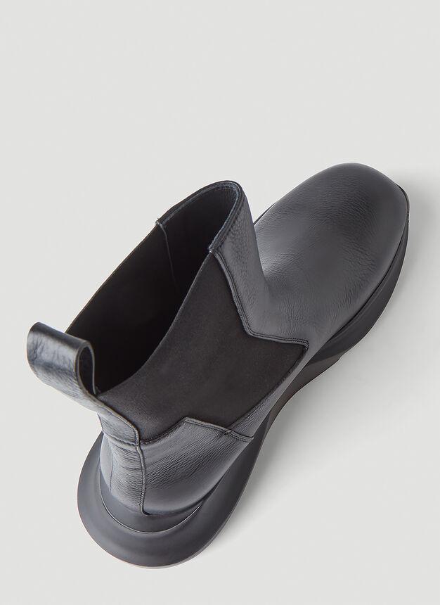 商品Rick Owens|Geth Beatle Boots in Black,价格¥9596,第7张图片详细描述