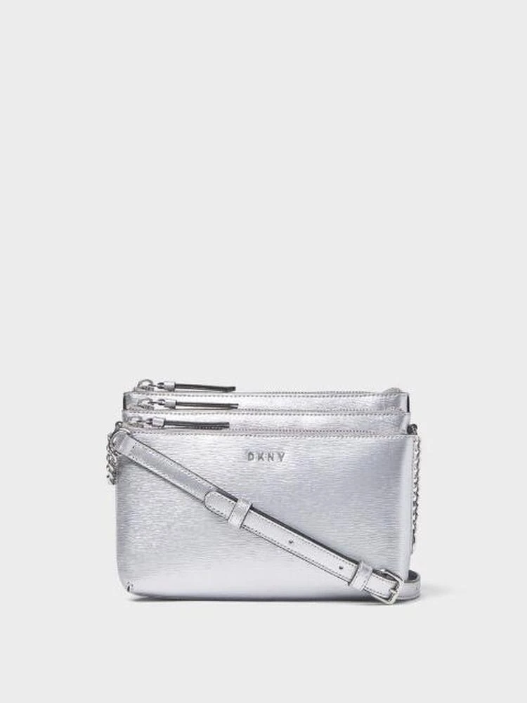 商品DKNY|萨顿三层拉链斜挎包,价格¥676,第1张图片