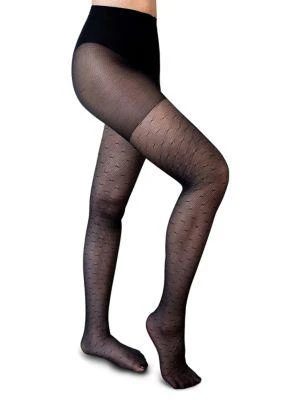 商品LECHERY|European Made Vertical Stitch Print Tights,价格¥238,第1张图片