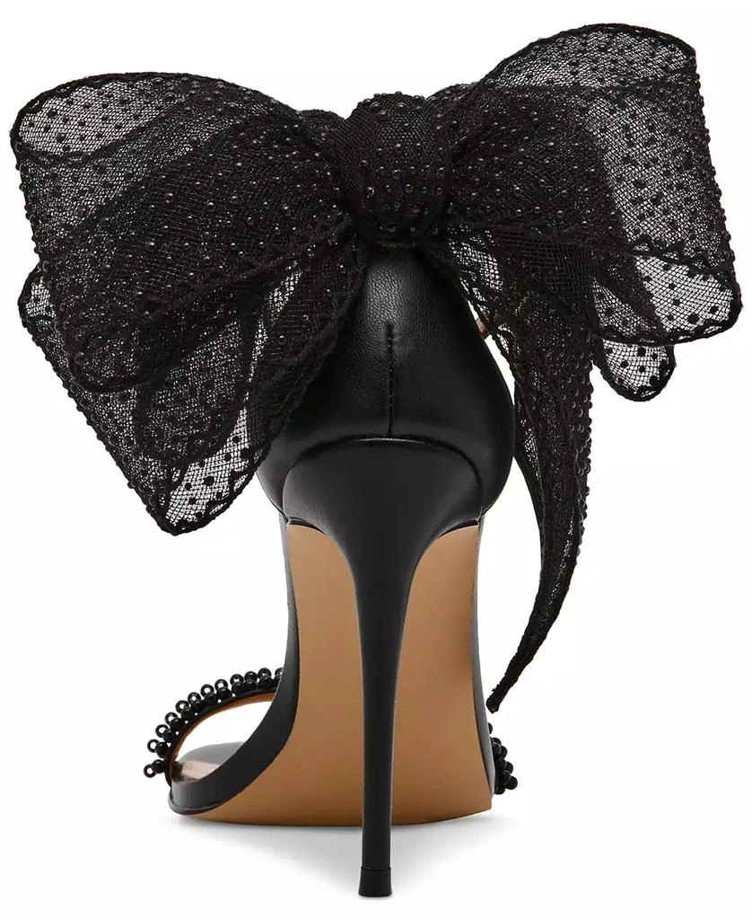 商品Steve Madden|Women's Benni Embellished Bow Dress Sandals,价格¥579,第3张图片详细描述