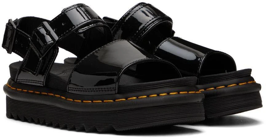 商品Dr. Martens|Black Patent Leather Voss Sandals,价格¥344,第4张图片详细描述