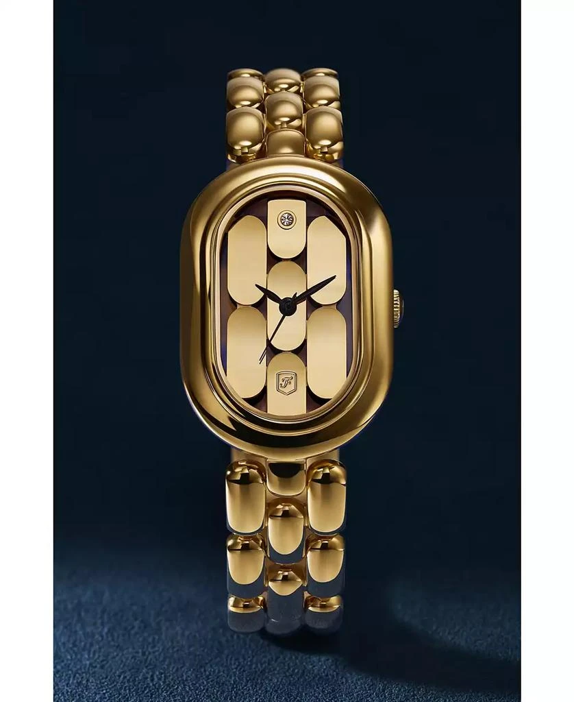 商品Fossil|Women's Sloan Three-Hand Gold-Tone Stainless Steel Watch, 24mm,价格¥1444,第4张图片详细描述