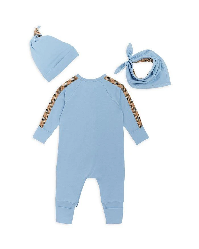 商品Burberry|Unisex Claude Mini Check Footie, Hat & Bib Gift Set - Baby,价格¥1342,第2张图片详细描述