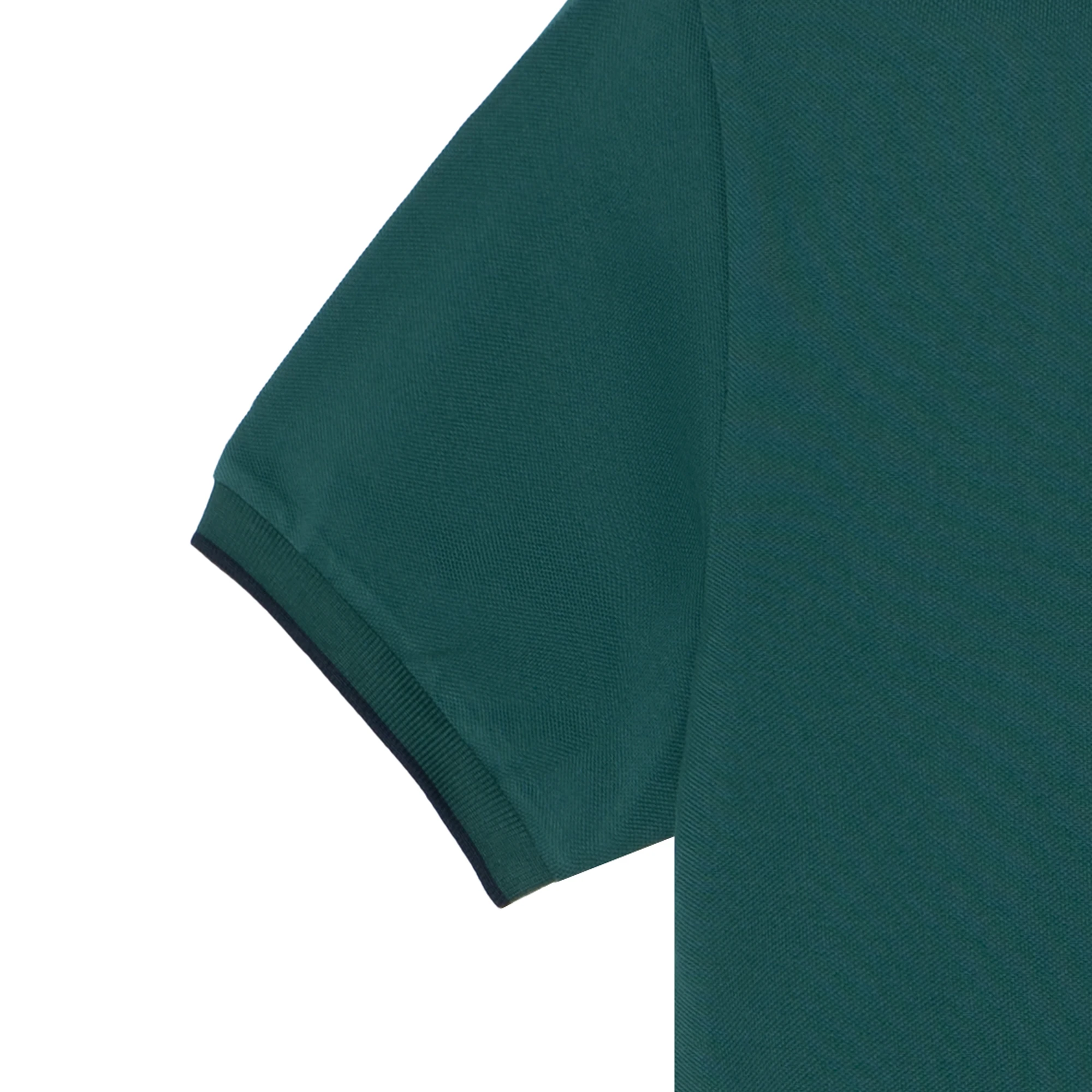 商品[国内直发] Prada|徽标Logo英文纯色短袖Polo衫 男款 墨绿色,价格¥3893,第4张图片详细描述