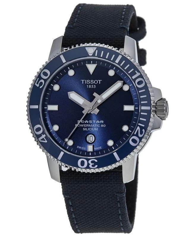 商品Tissot|Tissot Seastar 1000 Automatic  Blue Dial  Men's Watch T120.407.17.041.01,价格¥5192,第1张图片