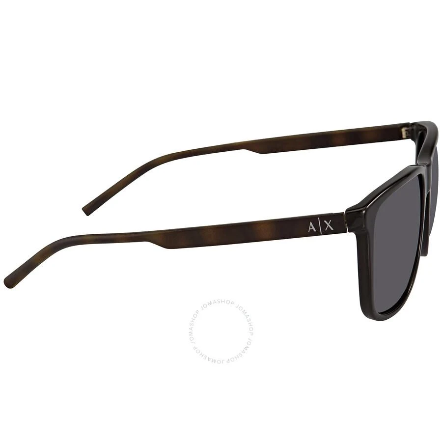 商品Armani Exchange|Grey Square Men's Sunglasses AX4070SF 815881 58,价格¥373,第3张图片详细描述