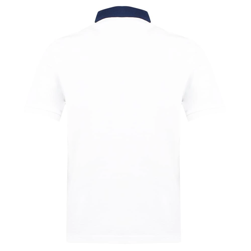 商品Lanvin|White Short Sleeve Polo Shirt,价格¥500,第2张图片详细描述