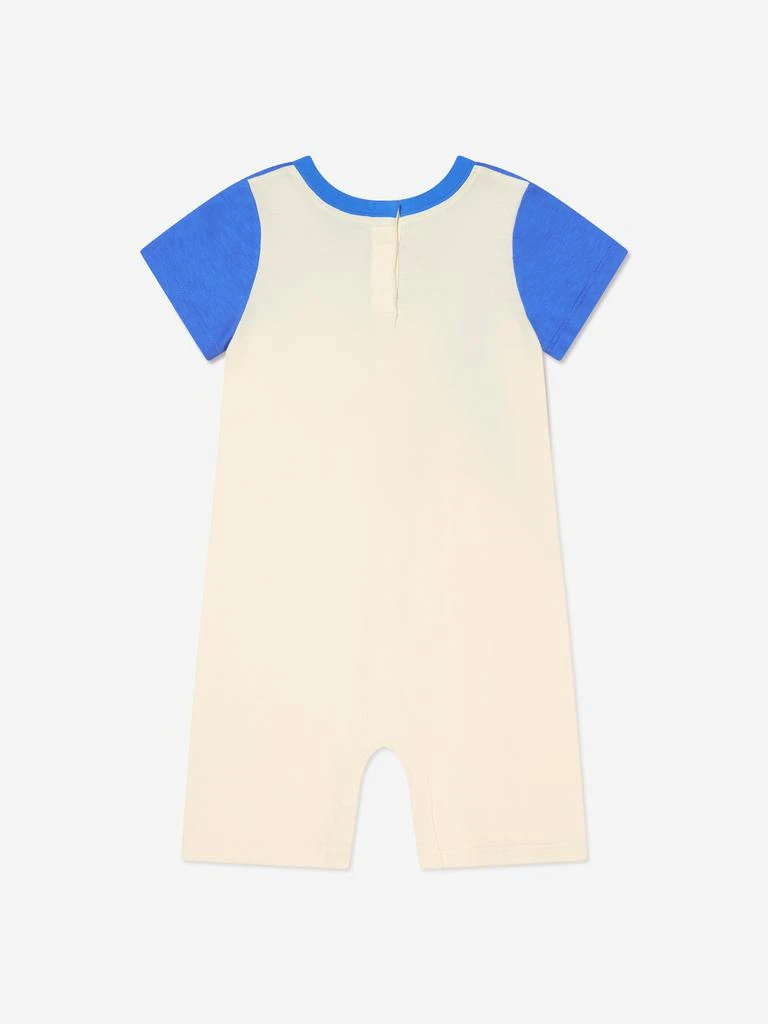 商品Gucci|Baby Boys Logo Romper in Blue,价格¥1970,第2张图片详细描述