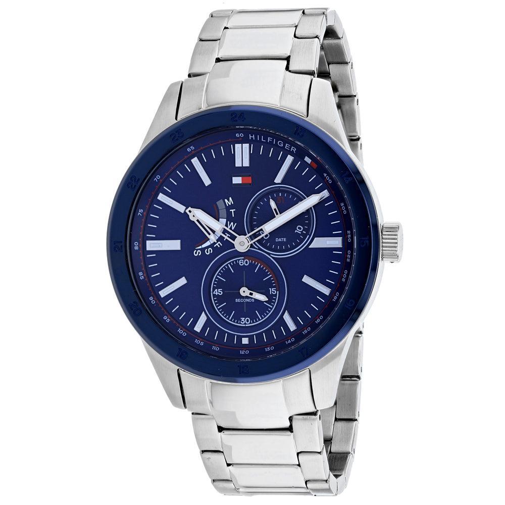 商品Tommy Hilfiger|Tommy Hilfiger Men's Blue dial Watch,价格¥937,第1张图片