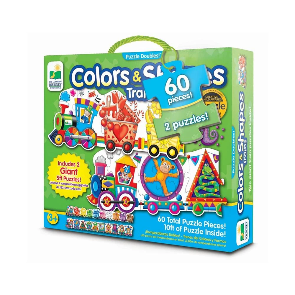 商品The Learning Journey|Puzzle Doubles- Giant Colors and Shapes Train Floor Puzzles,价格¥112,第2张图片详细描述