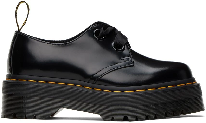 商品Dr. Martens|Black Holly Platform Derbys,价格¥672,第1张图片