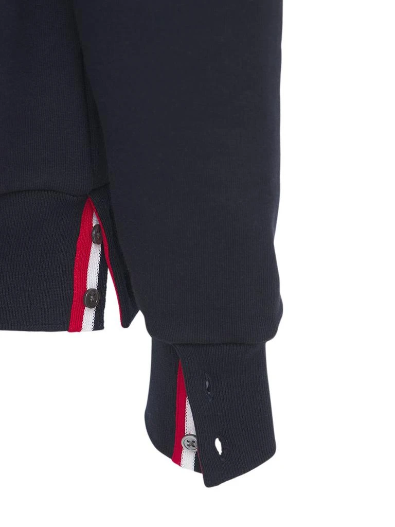 商品Thom Browne|Hooded Cotton Jersey Sweatshirt,价格¥3287,第5张图片详细描述