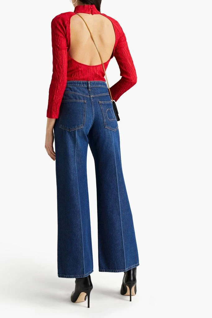 商品Valentino|High-rise wide-leg jeans,价格¥3002,第1张图片