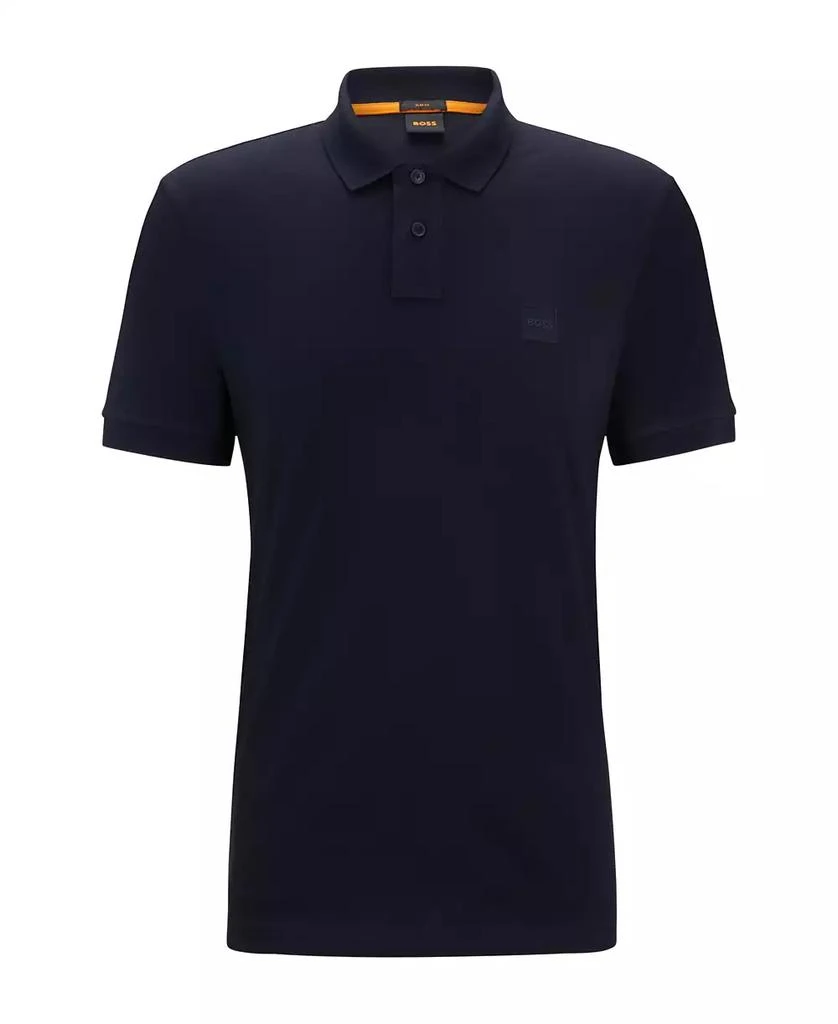 商品Hugo Boss|Men's Logo Patch Slim-Fit Polo Shirt,价格¥676,第2张图片详细描述