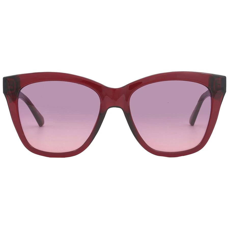 商品Calvin Klein|Red Gradient Square Ladies Sunglasses CKJ22608S 679 54,价格¥183,第1张图片