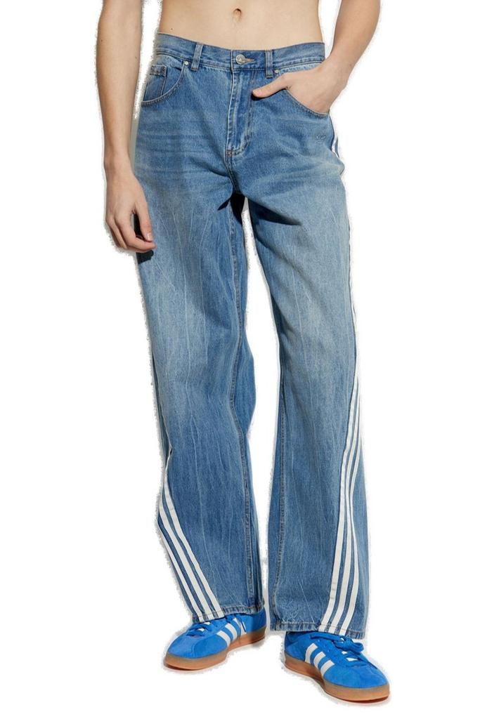 【adidas】 Adilenium Season 3 Loose Fit Denim Pants Adidas Adilenium Season 3 Pre-Washed Faded Sanded Denim