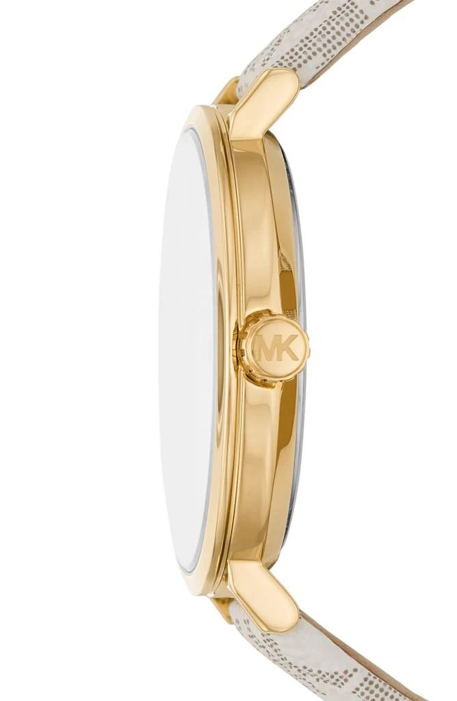 商品Michael Kors|Addyson Three-Hand Quartz Logo Strap Watch, 40mm,价格¥751,第3张图片详细描述